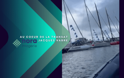 nora imagerie au Imoca de la Transat Jacques Vabre